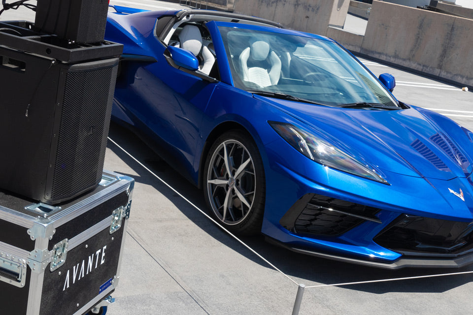 Avante Audio Imperio Chosen as the PA System for the Official Unveiling of the New Corvette C8 at Petersen Automotive Museum
